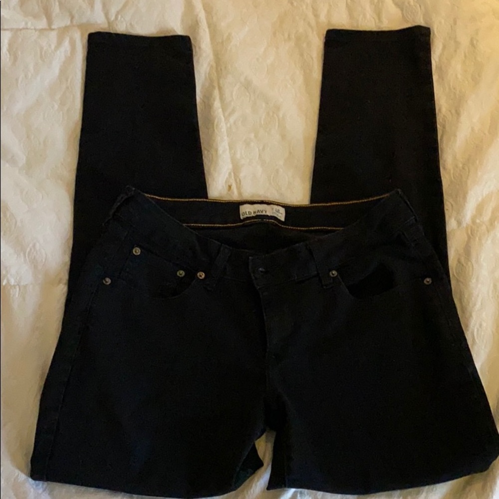 Black old navy skinny jeans